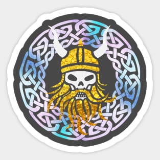 Viking Skull Sticker